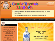 Tablet Screenshot of crazybruces.com